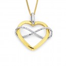 9ct-Infinity-Heart-Pendant Sale