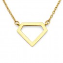 9ct-42-48cm-Diamond-Shape-Necklet Sale