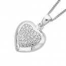 Sterling-Silver-Crystal-Heart-Pendant Sale