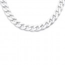 55cm-Curb-Chain-in-Sterling-Silver Sale
