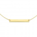 Bar-Necklet-in-9ct-Yellow-Gold Sale