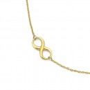 17-19cm-Infinity-Bracelet-in-9ct-Yellow-Gold Sale