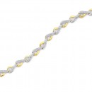 9ct-Diamond-Bracelet Sale