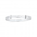 Silver-Adult-Engraved-Expanding-Bangle-Large Sale