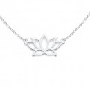 Sterling-Silver-Lotus-Flower-Necklace Sale