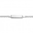 18cm-Mesh-Chain-ID-Bracelet-in-Sterling-Silver Sale