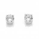 Sterling-Silver-5mm-Cubic-Zirconia-Studs Sale