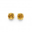 5mm-Citrine-Studs-in-9ct-Yellow-Gold Sale
