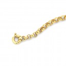 9ct-21cm-Belcher-Bolt-Ring-Bracelet Sale