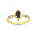 9ct-Marquise-Sapphire-and-Diamond-Ring Sale