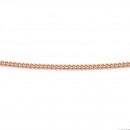 45cm-Diamond-Cut-Solid-Curb-Chain-in-9ct-Rose-Gold Sale