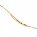 9ct-27cm-Beaded-Cable-Anklet Sale