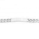 Sterling-Silver-22cm-Flat-Curb-ID-Bracelet Sale