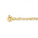 19cm-Round-Belcher-Bracelet-in-9ct-Yellow-Gold Sale