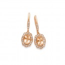9ct-Rose-Gold-Fancy-Halo-Morganite-and-Diamond-Earrings Sale