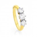 18ct-Diamond-3-stone-Ring-TDW1ct Sale