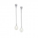 Sterling-Silver-Freshwater-Pearl-Drop-Earrings Sale