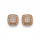 9ct-Rose-Gold-Deco-Style-Earrings Sale