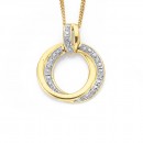 9ct-Diamond-Circle-Pendant Sale