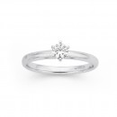 18ct-White-Gold-25ct-Diamond-Solitaire-Ring Sale