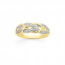 9ct-Diamond-Swirl-Ring Sale