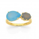 Eliza-9ct-Blue-and-Grey-Chalcedony-Ring Sale