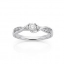 9ct-White-Gold-Diamond-Ring-TDW25ct Sale