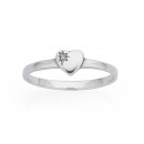 Sterling-Silver-Heart-With-Diamond-Ring Sale