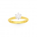 18ct-70ct-Diamond-Solitaire-Knife-Edge-Ring Sale