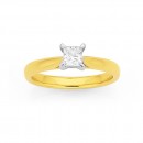 18ct-50ct-Princess-Cut-Diamond-Solitaire-Ring Sale