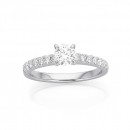 18ct-White-Gold-50ct-Diamond-Solitaire-with-Claw-Set-Shoulders-Ring-Total-Diamond-Weight-80ct Sale