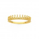 9ct-Crown-Stacker-Ring Sale