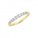 9ct-9-Stone-Diamond-Ring-Total-Diamond-Weight-35ct Sale