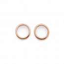 9ct-Rose-Gold-Open-Circle-Studs Sale