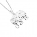 Filigree-Elephant-Pendant-in-Sterling-Silver Sale