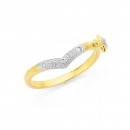 9ct-Diamond-V-Shaped-Ring-with-Star-Dangle Sale