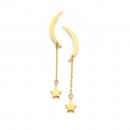 9ct-Moon-and-Star-Earrings Sale