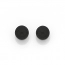 Sterling-Silver-Onyx-Ball-Studs Sale