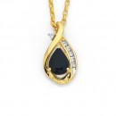 9ct-Sapphire-and-Diamond-Twist-Pendant Sale