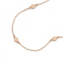 9ct-Rose-Gold-19cm-Disc-Chain-Bracelet Sale