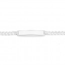 Sterling-Silver-19cm-Curb-ID-Bracelet Sale