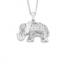 Sterling-Silver-Filigree-Elephant-Pendant Sale