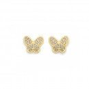 9ct-Filigree-Butterfly-Stud-Earrings Sale