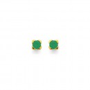 9ct-Emerald-Studs Sale