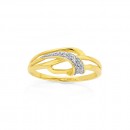 9ct-Diamond-Set-Twist-Ring Sale
