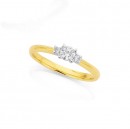 9ct-3-Stone-Diamond-Ring-TDW30ct Sale