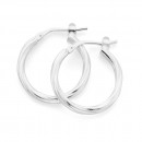 Sterling-Silver-15mm-Smooth-Twist-Hoop-Earrings Sale