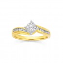 9ct-Diamond-Twist-Cluster-Ring Sale