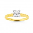 9ct-Two-Tone-Diamond-Engagement-Ring Sale