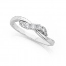 9ct-White-Gold-Diamond-Crossover-Ring Sale